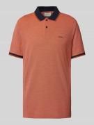 Gant Slim Fit Poloshirt mit Label-Stitching in Orange, Größe S