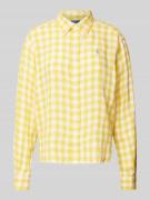 Polo Ralph Lauren Hemdbluse mit Gitterkaro in Gelb, Größe XS