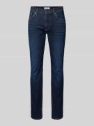 Brax Straight Fit Jeans mit Label-Patch Modell 'CHUCK' in Marine, Größ...