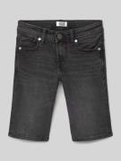Jack & Jones Jeansshorts im 5-Pocket-Design in Black, Größe 128