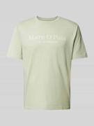 Marc O'Polo T-Shirt mit Label-Print in Mint, Größe S
