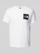 The North Face T-Shirt mit Label-Print Modell 'FINE' in Black, Größe X...