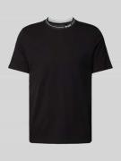 BOSS Green T-Shirt mit Label-Detail in Black, Größe L