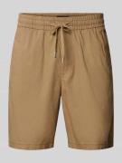 Matinique Shorts mit elastischem Bund Modell 'barton' in Mittelbraun, ...
