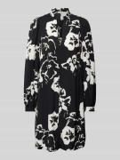 Marc O'Polo Minikleid aus Viskose mit floralem Muster in Black, Größe ...