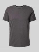 Superdry T-Shirt im unifarbenen Design in Anthrazit, Größe S