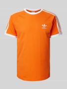 adidas Originals T-Shirt mit Label-Stitching in Orange, Größe XXL