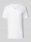 s.Oliver RED LABEL T-Shirt mit Label-Print in Weiss, Größe L