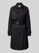 khujo Trenchcoat mit Taillengürtel Modell 'SARINA' in Black, Größe S