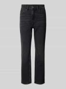 Only Jeans in unifarbenem Design Modell 'EMILY' in Black, Größe 25/30