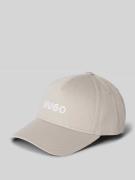 HUGO Basecap mit Label-Stitching Modell 'Jude' in Beige, Größe 1