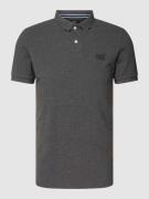 Superdry Poloshirt mit Label-Stitching Modell 'CLASSIC' in Anthrazit, ...