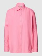 Jake*s Collection Hemdbluse aus Baumwolle in Pink, Größe 40