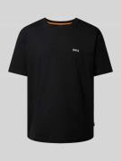 BOSS Orange T-Shirt mit Label-Print Modell '' in Black, Größe M
