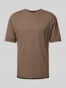 Drykorn T-Shirt in Melange-Optik Modell 'Eros' in Oliv, Größe S