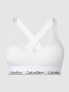 Calvin Klein Underwear Bralette mit Logo-Bund in Weiss, Größe XS