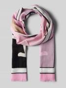 HUGO Schal aus reiner Baumwolle Modell 'Abelly' in Pink, Größe One Siz...
