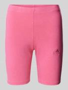 ADIDAS SPORTSWEAR Shorts mit Label-Stitching in Pink, Größe XS