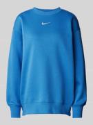 Nike Sweatshirt mit Logo-Stitching in Dunkelblau, Größe XS