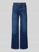 OPUS Relaxed Fit Jeans mit Kontrastnähten in Jeansblau, Größe 36