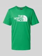 The North Face T-Shirt mit Label-Print Modell 'EASY' in Gruen, Größe M