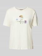 Armedangels T-Shirt mit Motiv-Print Modell 'MAARLA LITAA' in Offwhite,...