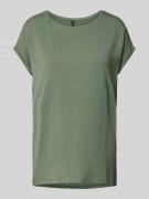 Vero Moda T-Shirt mit Kappärmeln Modell 'AVA' in Schilf, Größe XL