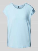 Vero Moda T-Shirt aus Lyocell-Elasthan-Mix Modell 'AVA' in Hellblau, G...