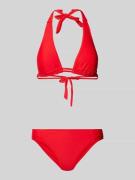 Shiwi Bikini mit Neckholder Modell 'Bibi' in Rot, Größe 38