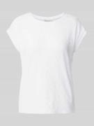FREE/QUENT T-Shirt mit Lochstickerei Modell 'Blond' in Weiss, Größe XS