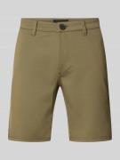 Blend Regular Fit Shorts mit Eingrifftaschen in Oliv, Größe S