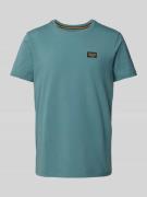 PME Legend T-Shirt mit Label-Patch Modell 'GUYVER' in Petrol, Größe XL