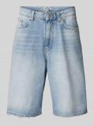 REVIEW Regular Fit Jeansshorts im 5-Pocket-Design in Hellblau, Größe M