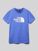 The North Face T-Shirt mit Label-Print Modell 'EASY' in Royal, Größe 1...