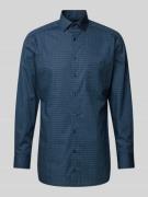 OLYMP Modern Fit Business-Hemd mit Allover-Muster in Gruen, Größe 42