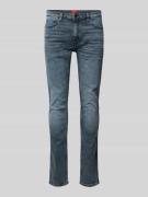 HUGO Extra Slim Fit Jeans im 5-Pocket-Design Modell 'Ash' in Jeansblau...