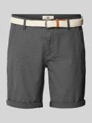 Redefined Rebel Regular Fit Shorts mit Gürtel Modell 'NEBRASKA' in Ant...