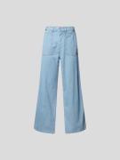 Kenzo Loose Fit Jeans mit Eingrifftaschen in Hellblau, Größe 29