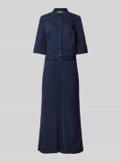 Christian Berg Woman Selection Jumpsuit mit Gürtel in Marine, Größe 34