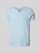 Blend T-Shirt in Melange-Optik Modell 'NOOS' in Hellblau, Größe S