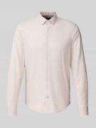 JOOP! Slim Fit Business-Hemd in unifarbenem Design in Gruen, Größe 38