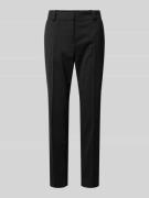HUGO Hose in unifarbenem Design Modell 'HETANA' in Black, Größe 34