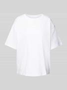 Jake*s Casual T-Shirt mit Rundhalsausschnitt in Weiss, Größe XS