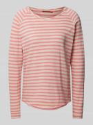 Smith and Soul Longsleeve mit Streifenmuster in Rosa, Größe XS