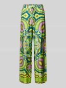 Smith and Soul Loose Fit Stoffhose aus Viskose mit Allover-Print in Ne...