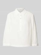 OPUS Hemdbluse mit Knopfleiste Modell 'Fukida' in Offwhite, Größe 38