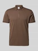 SELECTED HOMME Regular Fit Poloshirt mit Reißverschluss Modell 'FAVE' ...