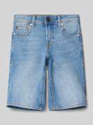 Jack & Jones Jeansshorts mit 5-Pocket-Design in Hellblau, Größe 128