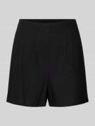 Vero Moda High Waist Shorts in unifarbenem Design in Black, Größe XS
