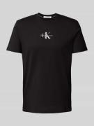 Calvin Klein Jeans T-Shirt mit Rundhalsausschnitt in Black, Größe S